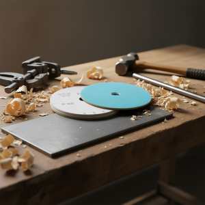 Discos de Lijado Resistentes con Velcro P80 de 150 mm para Acabado de Madera y Metal - Product Image 3