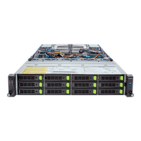 R283-Z90-AAV1 Gigabit ganda 2U AMD Universal rak Server 12-Channel DDR5 RDIMM AMD EPYC 9004 64GB penyimpanan HDD memori DDR5