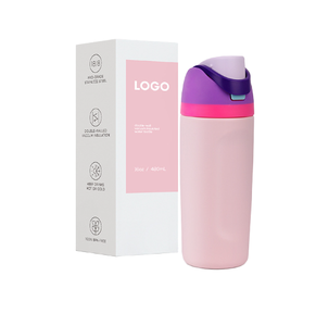 Botella de Agua Personalizada Ecológica de Acero Inoxidable, Hermética, con Infusor de Té, Tapa y Pajita, Mantiene Bebidas Calientes/Frías, para el Regreso a Clases (6-12 meses) - Product Image 1
