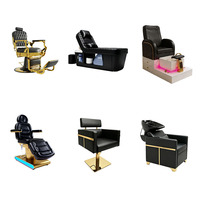 Ensemble de meubles de luxe pour manucure et pédicure, table de manucure, fauteuil de pédicure massant, chaise de pédicure électrique pour salon de beauté et spa des pieds