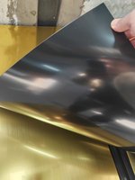 Feuille de plastique ABS bicolore brillante/mate pour la formation de valises publicitaires écologiques avec service de découpe