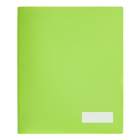 Carpeta de Archivo Delgada con Dos Bolsillos, Tamaño A4/Carta, con Logotipo Personalizado, de Plástico PP, para Presentación de Documentos