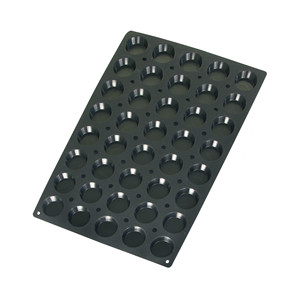 Stampo Fiorentino a 40 Cavità Nero, Utensile per Pasticceria - Product Image 1