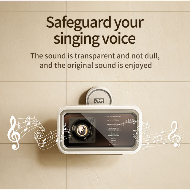 Jopree X95 Waterproof Shower Phone Holder 360 Rotation Wall Mount Bathroom Case Anti-Fog Touch Screen Stand for iPhone Samsung