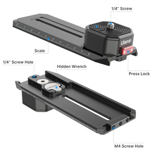 Nouvelle plaque de montage à dégagement rapide <span class=keywords><strong>Ulanzi</strong></span> R085 pour <span class=keywords><strong>stabilisateur</strong></span> de cardan DSLR DJI RSC2, plaque de base QR universelle à dégagement rapide - Product Image 3