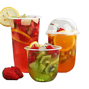 500ML Customizable UV Printed Food Grade Transparent PP Disposable u shape <b>Cup</b> with Custom Logo for Serving <b>Cold</b> Beverages - Product Image 5