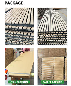 Pannelli acustici in fibra di poliestere griglia fonoassorbente bordo striscia di <span class=keywords><strong>legno</strong></span> per sala conferenze <span class=keywords><strong>parete</strong></span> di fondo - Product Image 6