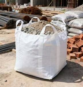 Fabrik-Supersack FIBC 2000kg Großpackung <span class=keywords><strong>Jumbo</strong></span>-Beutel PP-Material 1 Tonne Tragfähigkeit für Sand und Stein - Product Image 2