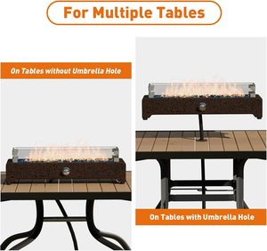 Modern Design Propane Gas <strong>Fire</strong> <strong>Pit</strong> Outdoor Gas FirePit <strong>Table</strong> <strong>Fire</strong> <strong>Pit</strong> for Garden and Backyard - Product Image 5