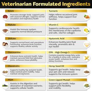 Suplemento para Cadera y Articulaciones para Perros de Marca Privada OEM/ODM - Masticables Blandos Sin Granos de Rápida Absorción para Cadera y Articulaciones - Product Image 5