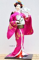 Vente en gros 55cm poupées Kabuki japonaises Geisha Kimono fille Statue nouveauté Figurine de collection pour la décoration de bureau à domicile