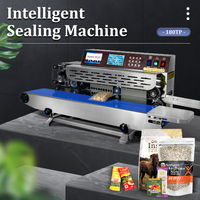 Scellant de sac chauffant en plastique scellant l'emballage alimentaire avec machine à timbre de date scellant la chaleur d'emballage de viande pour emballeur de nourriture