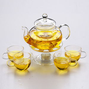 Service <span class=keywords><strong>à</strong></span> <span class=keywords><strong>thé</strong></span> en <span class=keywords><strong>verre</strong></span> Borosilicate, bouilloire <span class=keywords><strong>à</strong></span> eau chaude <span class=keywords><strong>avec</strong></span> <span class=keywords><strong>filtre</strong></span>, personnalisé, 1 pièce - Product Image 2