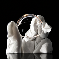 Dôme en verre personnalisé, lentille en verre optique hémisphérique BK7/K9/silice fondue JGS1, couvercle en dôme pour la protection des appareils photo et des instruments