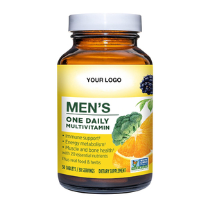 OEM ODM compresse multivitaminiche multivitaminiche quotidiane da uomo con marchio del distributore di vitamine e minerali integratori per la salute - Product Image 1