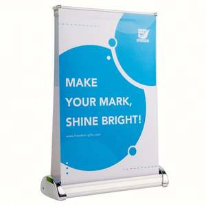 Factory Price <b>Mini</b> Retractable Banner Stand <b>Table</b> Top Roll up Banner - Product Image 3