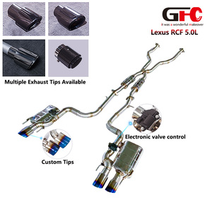 Système d'échappement Catback personnalisé en acier inoxydable ou en alliage de titane pour Lexus RCF GSF IS500 5.0L - Product Image 3