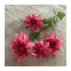 Flores Artificiales de Dalia Suzume Ii de 30cm-100cm, Decoración de Seda para Bodas y Hogar - Product Image 5