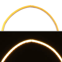 Bande LED COB flexible ultra-fine de 2 mm de largeur, 12 V, 480 LED, RA CRI 90, linéaire, mince, sans points, haute densité, lumière blanche