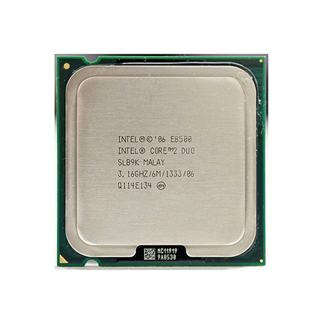 Used Desktop LGA 775 Intel Core 2 Duo Cpu Processor E8500 3.2GHz 6MB 755-Pin 20