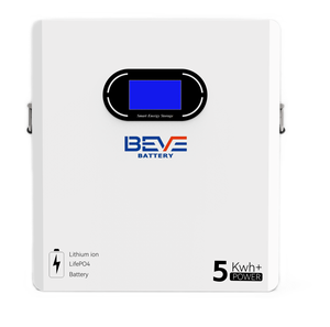 Système de stockage d'énergie solaire domestique modulaire <span class=keywords><strong>BEVE</strong></span> 5,12 kWh LiFePO4 pour usage résidentiel, compatible hors réseau/hybride - Product Image 1