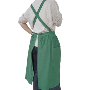 Tabliers en coton et <span class=keywords><strong>lin</strong></span> lavés à la pierre de style <span class=keywords><strong>japonais</strong></span> et coréen (personnalisables) pour les magasins de fleurs, la maison et la cuisine - Product Image 5