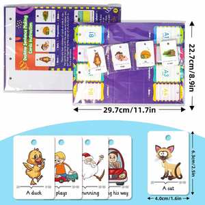 Tableau de construction de phrases pour la maternelle et la petite enfance, outil visuel interactif pour la salle de classe - Product Image 6