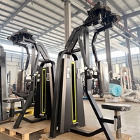 Machine papillon industrielle réglable en acier à double fonction (poitrine et épaules) avec bras indépendants pour l'entraînement