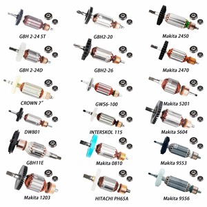 Kit de pièces de rechange pour outils électriques <span class=keywords><strong>AEG</strong></span> MA2001, armatures/Rotor, <span class=keywords><strong>meuleuse</strong></span> d'angle - Product Image 3