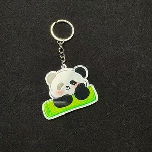 Custom Clear Acrylic <b>Keychain</b> with Cartoon Epoxy Keycharm Plastic Key Ring for <b>Anime</b> Custom Logo Fabrication Services - Product Image 2