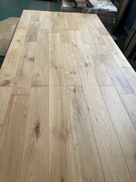 Plancher en bois de chêne blanc de qualité ABCD, couleur naturelle, surface lisse, plancher huilé UV, parquet en bois pour la décoration