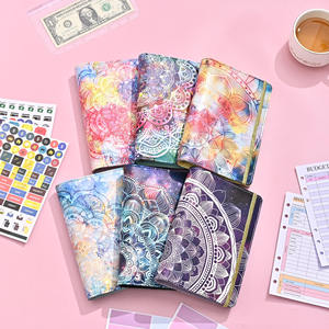 Libreta Planificadora de Finanzas A6 con Tapa Dura Floral Vintage, Cuaderno Creativo de Piel Sintética para Presupuesto y Control de Gastos - Product Image 2