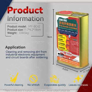 Agent de <span class=keywords><strong>nettoyage</strong></span> d'huile de dégraissage écologique sans plomb nettoyant pour carte PCB pour le <span class=keywords><strong>nettoyage</strong></span> de Flux de soudure de carte de Circuit électronique - Product Image 6