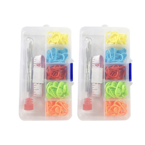 60 épingles de sûreté colorées en plastique, marqueurs de tricot, clips de crochet pour le tricot, la couture, l'artisanat et les accessoires vestimentaires DIY - Product Image 2