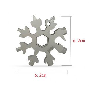 Llave Multifunción con Forma de Copo de Nieve, Mini Destornillador Universal, Abrebotellas, Personalizable - Product Image 6