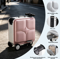 Chariot intelligent léger de 6,42 kg, charge maximale de 110 kg, réglable, autorisé en avion