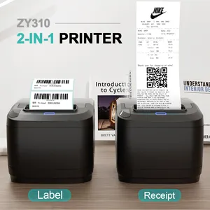 New design label printer ZY310 thermal barcode packaging labels roll paper sticker printer