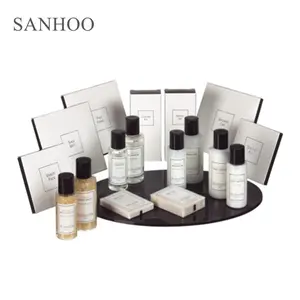 Поставщик спа SANHOO, биоразлагаемые дешевые принадлежности для отеля, туалетные принадлежности для отеля