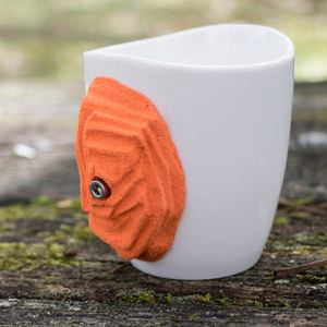 Ins nouveau logo personnalisé à la mode tasse à café et thé en porcelaine blanche cadeau mignon tasse d'escalade en céramique créative et écologique moderne - Product Image 1