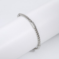 Bracelet tubulaire enveloppant en acier inoxydable, durable et inaltérable, pour homme, usage quotidien, bijoux de poignet à superposer, articles en gros