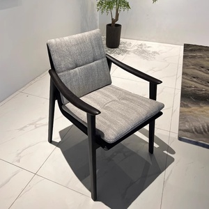 Sillón Moderno Premium de Ocio con Estructura de Madera de Fresno y Tapicería de Lino para Muebles de Sala de Estar KIKA Y23 - Product Image 1