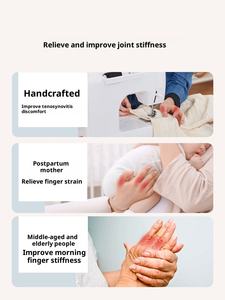 Rotary Trigger Finger Orthotic Thumb Tendon Bainha Fixer Respirável Borracha Natural Finger Bend Inner Buckle Joint Protective - Product Image 4