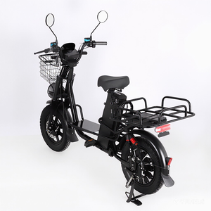 Vélo de livraison électrique à double suspension et freinage avec pneus de 16 x 3 pouces, moteur et capacité de la batterie personnalisables - Product Image 3
