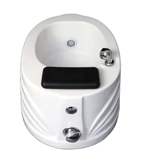YOYO高品质白色足疗水槽水力按摩沙龙足部水疗足疗椅足浴