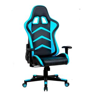 Silla Gamer en Oferta, Silla de Juego Ergonómica <span class=keywords><strong>para</strong></span> Oficina y Computadora con Reposapiés, Color Azul Polonia - Product Image 3
