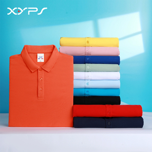 T-shirt in cotone Casual da <span class=keywords><strong>donna</strong></span> con vendita calda tessuto giallo nero e rosso con stile <span class=keywords><strong>Polo</strong></span> per Golf Blank CBE - Product Image 1