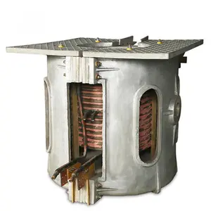 metal furnace smelting 1 ton per hour induction melting steel scrap furnace in sauth africa