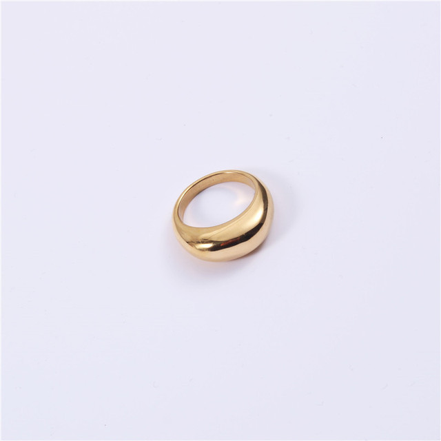 18K Gold Ring Stainless Steel Designs Women