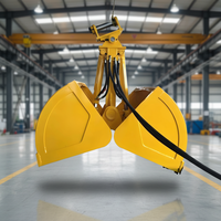 Accesorio de Cucharón Hidráulico con Control Remoto Inalámbrico y Motor para Excavadora Grúa de Servicio Pesado ACME 5-17T, Equipo de Construcción