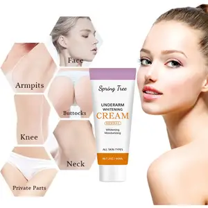 OEM Whitening Bikini Area Lotion Brightening Moisturizing Repair Smooth Skin Bleach Private parts Cream